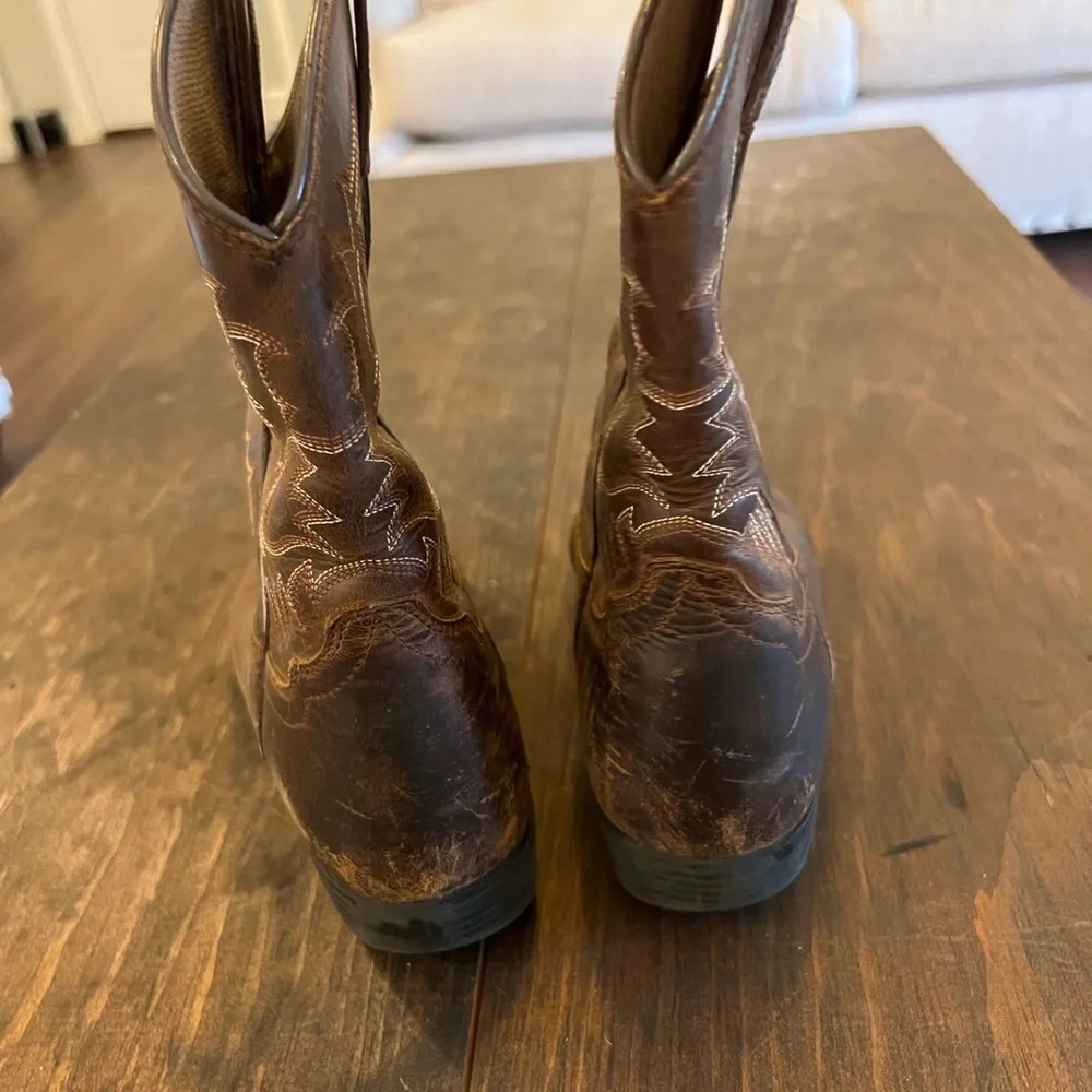 Ariat‎ Children’s Brown Leather Western Style Boot Size 3.5